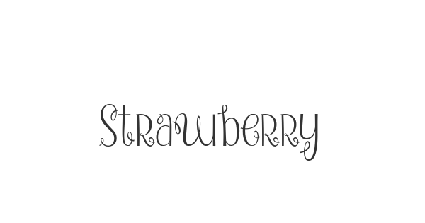Strawberry Whipped Cream font thumb